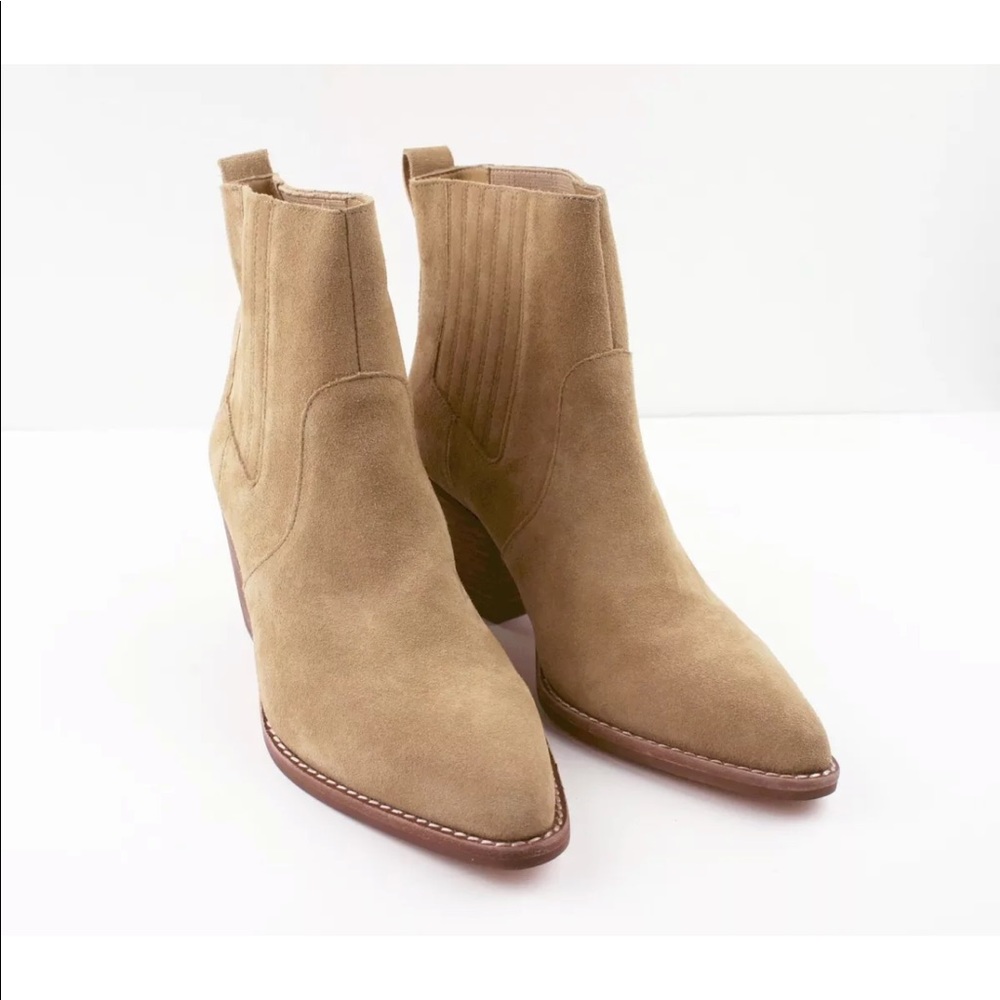 Jcrew Western Suede Booties